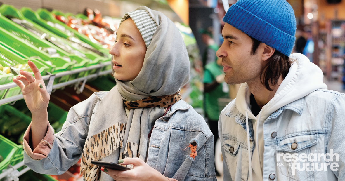 Couple shopping